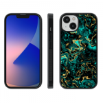 Zappy case silikoninis dėklas skirtas Apple iPhone 15 Pro (marble žalias)