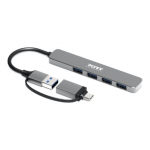 Port Designs PORT CONNECT | USB-C/USB-A &scaron;akotuvas, 4 versijos, USB-A 3.0, 5 Gbps