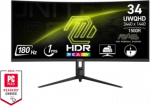 Monitorius Monitors MSI MAG 342CQR E2 34 VA Curved