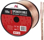 &bdquo;Maclean&ldquo; permatomas PVC garsiakalbio kabelis, 2 * 1.5 mm&sup2; / 48 * 0.20 CCA 3.5 * 7.0 mm, 100 m, MCTV-512