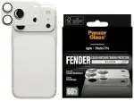 Panzer Glass Grūdintas stiklas fotoaparato objektyvui PanzerGlass Fender Camera Protector, skirtas iPhone 17 Pro, sidabrinis