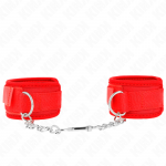 Kink Wrist Restraint KINK Neoprene Wrist Restraints Raudona 42x5 cm - Adjustable Soft Cuffs