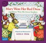 KNYGA Merle Peek Mary Wore Her Raudona Dress and Henry Wore His Žalias Sneakers