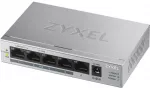&Scaron;akotuvas Zyxel GS1005-HP 5 prievadų PoE komutatorius (PoE+: 4), 60W, nevaldomas gigabitinis