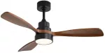Ventiliatorius ExtraLink Walnut Dark 48 Smart WIFI (EX.99465)