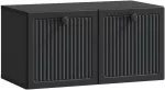 TV staliukas Sieninė TV spintelė Juoda 59,5 x 31 x 30 cm Apdirbta mediena