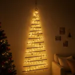 Kabančios Kalėdų eglutės su žaisliukais 210 cm 130 LED