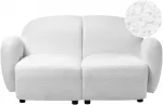 Beliani 2 vietų sofa JULE, Boucle, balk&scaron;va