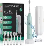 BARBERBOSS elektrinis soninis dantų &scaron;epetėlis su laikmačiu ir dėklu QR-7537