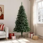 Dirbtinė Sulankstoma Kalėdų Eglutė 210 cm PVC ir metalas