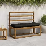 Suoliuko pagalvė VIANEN 100% poliesteris Juoda 100 x 40 x 12 cm
