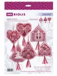 Uab Riolis Siuvinėjimo rinkinys 3vnt., 7x8 cm SR2363AC