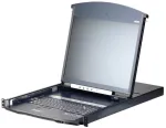Aten 8-Port 19" LCD CAT5e/6 KVM over IP Switch Dual Rail -