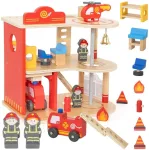Viga Toys Žaislas gaisrinė VIGA, 3 auk&scaron;tų