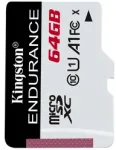 Kingston MicroSD atminties kortelė 64GB Endurance 95/30MB/s C10 A1 UHS-I
