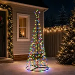 LED spiralinė Kalėdų eglutė su pagrindu EKENAS 180 cm 220 LED