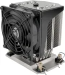 Silverstone Technology Xe04-4677v 4u Sff serverio darbo stoties procesoriaus au&scaron;intuvas, skirtas Intel Lga4677 lizdui Sst-xe04-4677vb (juodas+juodas)