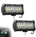 2 vnt. Led halogenas 240w prožektorius darbinis žibintas reflektorius 12v 24v galingas