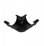 Galeco Pvc 90 lauko kampas 90&deg; lietvamzdis juodas