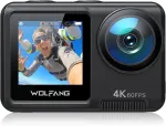 Wolfang Ga420 veiksmo kamera 4k 60fps, 10m vandeniui atspari, Wifi, dvigubas ekranas