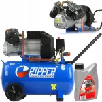 Kompresorius Ripper 50l alyvos 2 stūmoklių 230v