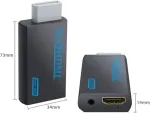 Wangcl Wii į Hdmi konvertavimo adapteris Wii į Hdmi 720p/1080p