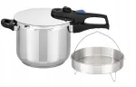 Greitpuodis Elo 6l 24cm Praktika Plus Xl + krep&scaron;elis / nerūdijantis plienas 18/10