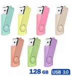 Pendrive Usb 3.0 128gb Twister - 7 Pastelinių Spalvų