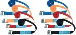 Connex vienos dalies tvirtinimo diržas &ndash; 3 m x 25 mm &ndash; maksimali apkrova 200 kg &ndash; su fiksavimo užraktu, be kabliukų &ndash; pagamintas i&scaron; poliesterio / tvirtinimo diržas / krovinio tvirtinimas / B34426 (2 vnt.)