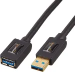 Usb 3.0 prailginimo laidas A-a, 1m, 2 vnt. juodas