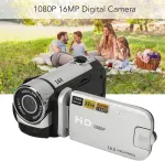 Skaitmeninis vaizdo kameros įra&scaron;ymo įrenginys, D90 1080p 16x skaitmeninio priartinimo vaizdo kamera su papildomu ap&scaron;vietimu, pasukamas 2,4 colio Lcd ekranas, 32 Gb tinklara&scaron;čių kamera, Hd vaizdo įra&scaron;ymas