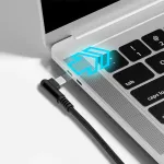 Roficord usb type-c įkrovimo laidas, 3a, [2 vnt., 1.5m+3m] stačiu kampu 90 laipsnių greito įkrovimo pintas laidas, suderinamas su galaxy s10, s9 ir kitais type-c įrenginiais (1.5m+3m, pilkas)