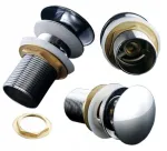 Unitec Click-clack kam&scaron;tis praustuvui žalvarinis su persipylimu chromuotas 1 1/4"