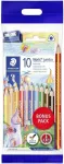 Staedtler Noris Club Jumbo spalvotų pie&scaron;tukų rinkinys, 10 vnt.