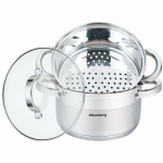 Klausberg KB-7135 Garų puodo rinkinys (3 dalių), &Oslash;18 cm