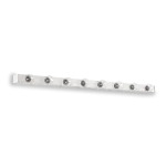 Sieninis &scaron;viestuvas Ideal Lux Wall lamp with 8 lights PRIVE', E14, baltas