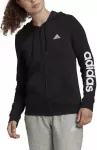 Adidas Džemperis Moterims W Lin Ft Fz Hoodie Juodas GL0791
