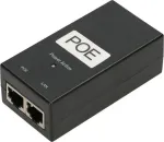 Extralink POE-48-24W-G | Maitinimo &scaron;altinis PoE | 48V, 0,5A, 24W, Gigabit, kabelis w zestawie 802.3af/at