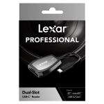 Lexar Pro USB-C dviejų lizdų skaitytuvas
