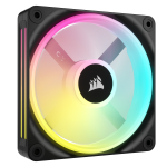 Vienas CORSAIR iCUE LINK QX140 RGB 140 mm magnetinio kupolo ventiliatorius