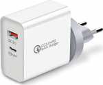 Įkroviklis Montis MT008 1x USB-A 1x USB-C 3 A (MT008)
