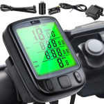 Goodbuy 18666 laidinis vandeniui atsparus dviračio greičio matuoklis, skirtas dviračiams IPX4 | LCD