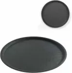 Hendi Apvalus neslystantis padavėjo padėklas sk. 35cm - juodas