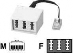 METZ CONNECT UAE adapteris su 0,1 m ilgiu WE 8 - NFN