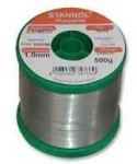 Lydmetalis Sn99Cu1 1.0mm 500g su fliusu Stannol