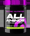 Scitec All Aminos 340 g. (Žalias Tea Raspberry skonis)