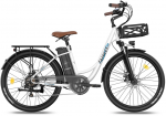 Elektrinis dviratis Fafrees F26 Lasting, 26", baltas, 250W, 20,3Ah