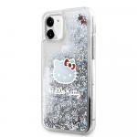&bdquo;Hello Kitty&ldquo; skystas blizgantis galvanizavimo galvutės logotipo dėklas, skirtas &bdquo;iPhone 11&ldquo;, skaidrus