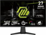 Monitorius MSI MAG 275QF 27 colių Rapid IPS WQHD 180Hz 300cd/m2 0,5ms 2xHDMI DP