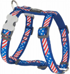 &Scaron;uns pakinktai Raudona Dingo US Flag 25-39 cm Raudona Mėlyna